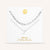 "One in a Million" Set of Two Initial & Clip Chain Layering Necklaces