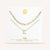 "One in a Million" Set of Two Initial & Clip Chain Layering Necklaces