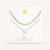 "One in a Million" Set of Two Initial & Clip Chain Layering Necklaces