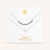 "Love Letter" Set of Two Heart Initial Charm & Polished Beads Layering Necklaces