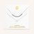 "Love Letter" Set of Two Heart Initial Charm & Polished Beads Layering Necklaces