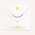 "Love Letter" Set of Two Heart Initial Charm & Polished Beads Layering Necklaces