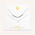 "Love Letter" Set of Two Heart Initial Charm & Polished Beads Layering Necklaces