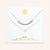 "Love Letter" Set of Two Heart Initial Charm & Polished Beads Layering Necklaces