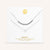 "Love Letter" Set of Two Heart Initial Charm & Polished Beads Layering Necklaces