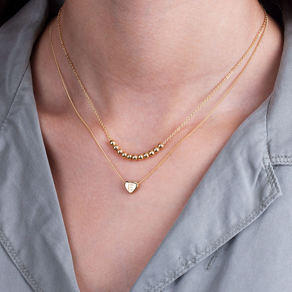 D Initial Necklace - Charm Necklace - 14KT Gold Layered Necklace - Lulus
