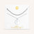 "One and Only" Set of Two Initial Disc & Polished Beads Layering Necklaces