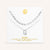 "My Own Sparkle" Set of Two Pave Initial & Clip Chain Layering Necklaces