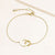 "Inseparable" Sterling Silver Interlocking Circles Bracelet