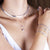 "Mystic" Sterling Silver 0.9CTW Bezel Set Trillion Pendant Necklace