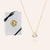 "Mystic" Sterling Silver 0.9CTW Bezel Set Trillion Pendant Necklace