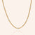"Happy and I Know It" 1.9CTW Bezel Set Station Curb Chain Necklace