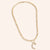 "Protects & Empowers" Multi Charm Thick Link Chain 26" Long Necklace Set - Moon & North Star Charms