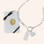 "Love is in the Air" Multi Charm Thin Link Chain 18" Necklace Set - Pave Heart & Love Tag Charms