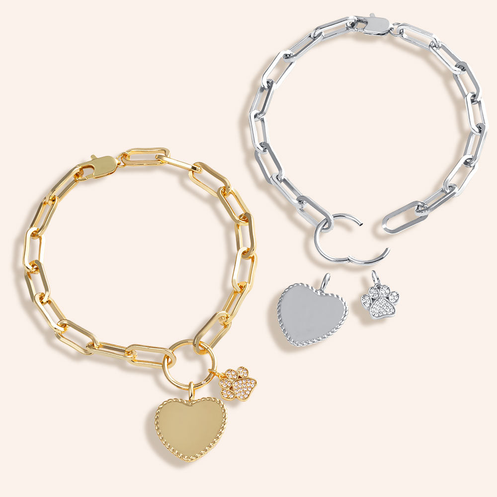 Coeur de Lion Multi Charm Bracelet - Jewellery from Gerry Browne Jewellers  UK