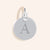 "ABC's" Round Plate Initial Charm