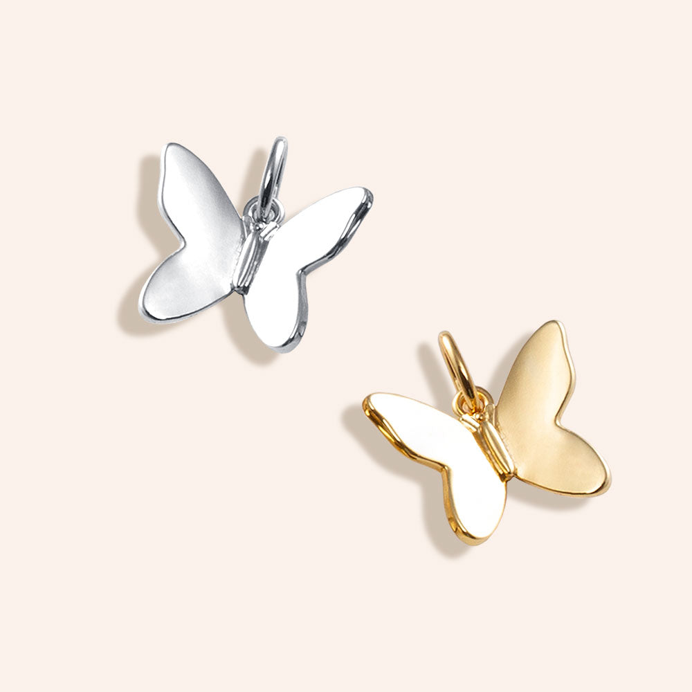 "Freeborn" Butterfly Charm