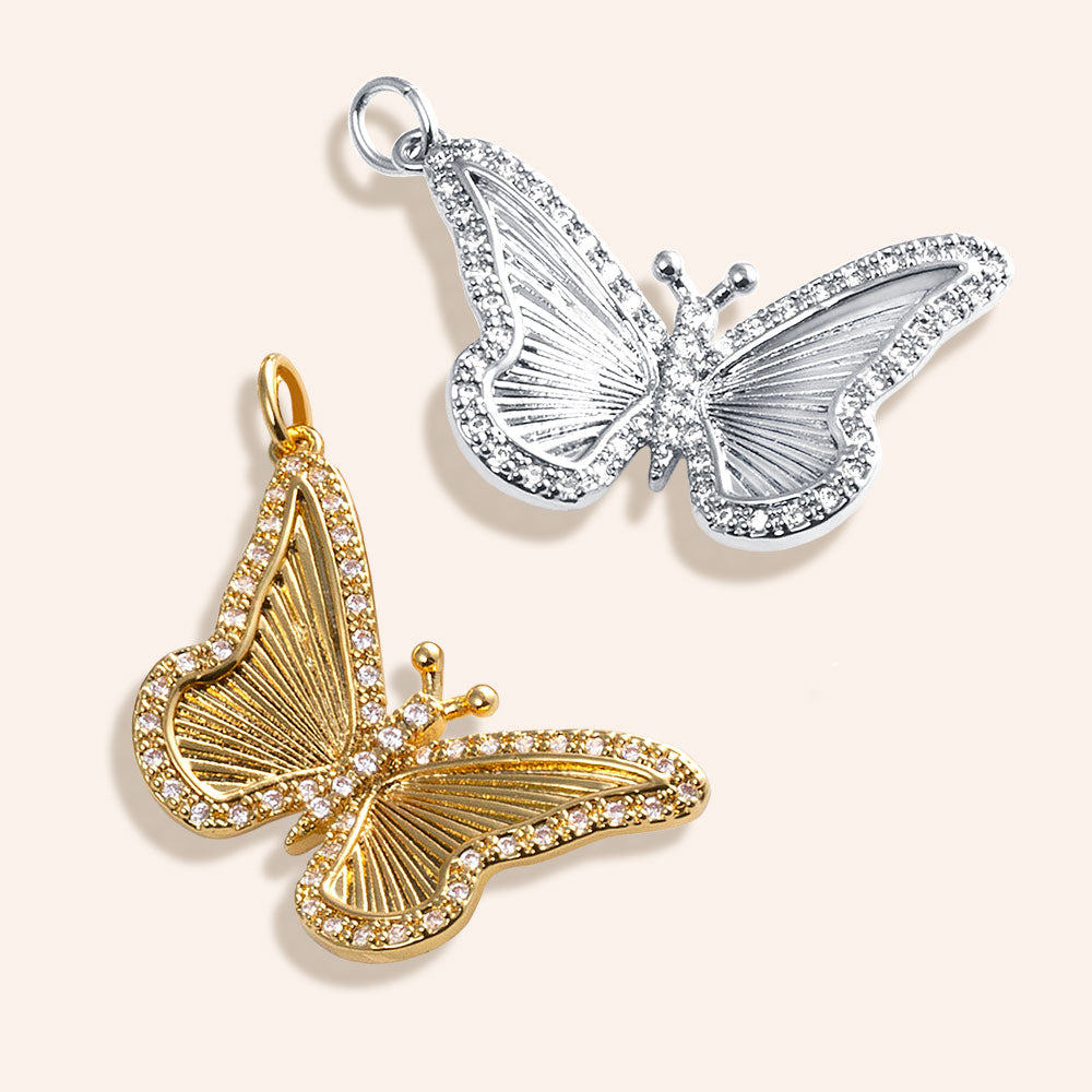 "Liberty" Vintage Butterfly Charm
