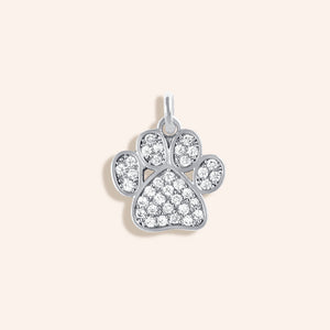 "Furry Friend" Pave Paw Charm