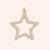 "Leading Lady" Open Pave Star Charm