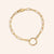 "Treasures" Thin Link Chain & Charm Holder Bracelet - 8" in Length