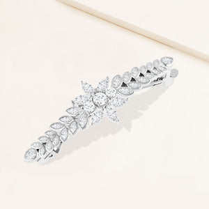 "Princess-Like" 9.4 CTW Marquise Cut Cubic Zirconia Hair Barrette