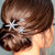 "Shooting Stars" Set of Three  10.2CTW Round Cut Cubic Zirconia Star Hair Pins