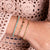 "Saylor" Set of Two Mariner & Herringbone Layering Bracelets