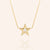 "Coast to coast" 1.0CTW Starfish Pendant Necklace