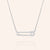 "Sweet Escape" 1.0CTW Safety Pin Pendant Necklace