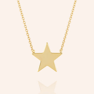 "The Star" High Polished Pendant Necklace