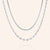 "Saylor" Set of Two Mariner & Herringbone Layering Necklaces
