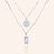 "Athens" Set of Two Coin & Tag Pendant Layered Necklaces