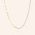 "Aurora" 4.8CTW Half Tennis & Clip Chain Necklace