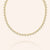 "Bella" 19.2CTW Heart Cut Tennis Necklace