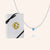 "Close to You" Bezel Set Turquoise Heart Statement Necklace
