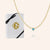 "Close to You" Bezel Set Turquoise Heart Statement Necklace