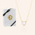 "Layla" Mother of Pearl Reversible Heart Pendant Necklace