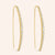 "Temptation" 1.6CTW Bezel-set Linear Drop earrings