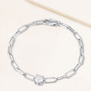 "Obsession" 2.1CTW Round Cut Solitaire Bracelet