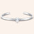 "For a Lifetime" 1.8CTW Pear Cut Highly Polished Bangle