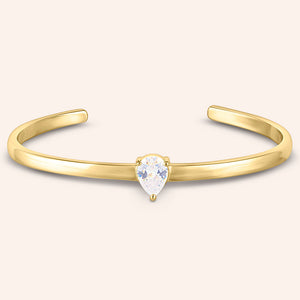 "For a Lifetime" 1.8CTW Pear Cut Highly Polished Bangle