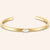 "For a Lifetime" 1.9CTW Marquise Cut Highly Polished Bangle