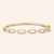 "Lux Links" 2.9CTW Hinged Bangle Bracelet