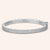 "Dreams Come True" 4.9CTW Hinged Bangle Bracelet