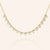 "Honeymoon" 6.6CTW Heart Cut Bezel-set Tennis Necklace
