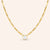 "Salma" 3.79CTW Bezel-Set Bar Station Necklace