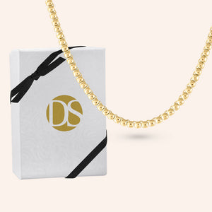 "Rise & Shine" Highly Polished Square station Necklace