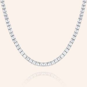"Princess Awaits" 24CTW Asher Cut Tennis Necklace