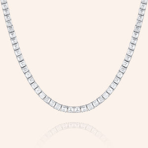 "Princess Awaits" 24CTW Asher Cut Tennis Necklace